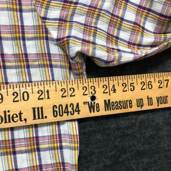 Mike Weber Flannel Pearl Snap Size XLarge Purple Pearl Snap Long Sleeve‎ - Picture 6 of 7